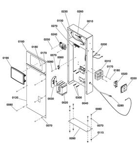 Circuit Protection Group Diagram and Parts List for 080084-01  Briggs and Stratton Generator